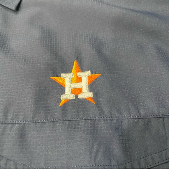 Houston Astros Antigua Men’s Blue Fishing Shirt Size XXL - Picture 4 of 6